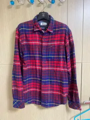 TOMMY HILFIGER トミーヒルフィガー フランネル シャツ チェック柄 M サイズ