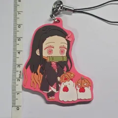 鬼滅の刃 刃 ラバーストラップ キーホルダー キーチェーン チャーム ストラップ ー 竈門 禰豆子 ＃ 02