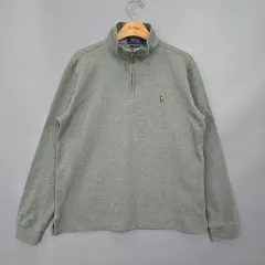 メンズ ポロラルフローレン Polo ハーフジップアップ スウェットシャツ 100