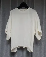 無印良品 正規品 リネンブレンド レディース 半袖シャツ ブラウス L66 77