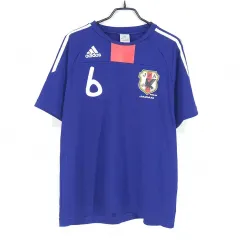 アディダス メンズ JFA 機能性 半袖Tシャツ ロイヤルブルー (HU39057)