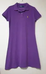 ポロラルフローレン 半袖 カラーシャツワンピース Sサイズ