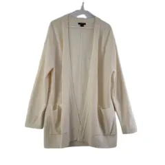 J2554 JILL STUART(ジルスチュアート) レディース S アイボリー ロング カーディガン