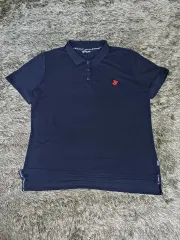 ポロクラブ ネイビー スリムフィット レディース 半袖 PK ポロTシャツ 105