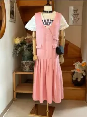 ピンク ツイード ワンピース