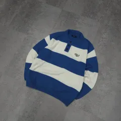 YALE(イェール) ボーダー柄 カラー ニット セーター