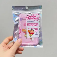 クレヨンしんちゃん カードホルダー ピンク カードウォレット