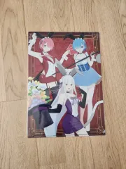 リゼロ エミリア レム ラム クリアファイル 4個 セット