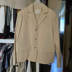 LM ベージュ リネン ジャケット
