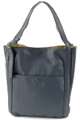 新品 [ダコタ] トートバッグ 本革 レディース 大 ネイビー DA-1034480-60