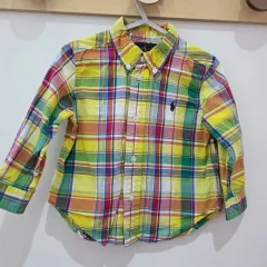 18m 85 ポロ Ralph Lauren(ラルフローレン) キッズ チェック シャツ