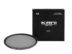 新品 KANI 82mm NDフィルター HT PRO+ MC ND4 減光効果2絞り分 色カブリ抑制 低反射 薄枠 撥水 撥油 防汚 ナノコーティング 807298のサムネイル