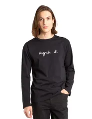 【在庫セール】[agnes b.] [アニエスべー] ロゴ Tシャツ 長袖 S137 TS メンズ EA64S137