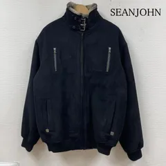 ショーンジョン ボア スエード レザー ジャケット シングル ライダース 裏地 ファー ボア ロゴ 刺繍 メンズ M ISItems【USED】【古着】【中古】50125956のサムネイル