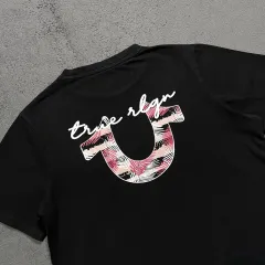 トゥルーレリジョン ビックロゴ ブラック 半袖