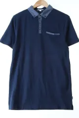 （ S ー M ） Calvin Klein(カルバ・ンクライン) 半袖 カラー Tシャツ ポケット 薄い素材- 13C1C