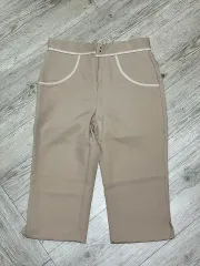 ベージュ 7分丈 ズボン (新品 S)