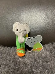 (新品/正規品) リーリリー ラリラ イタリアンブレインロッ ト 象 ぬいぐるみ キーホルダー バッグホルダー