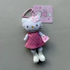 (送料無料※メルカリshop取引では対象外) Sanrio HELLO KITTY ロング カラビナ キーホルダー