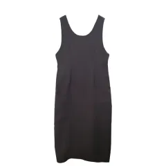 JPN 黒 ノースリーブ ワンピース M サスペンダー