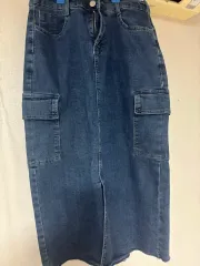 デニムスカート デニムジャケット セット