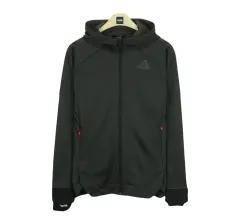 18380 アディダス フード ジャージ ジップアップ ジャケット 95 メンズ アウター ブランド古着