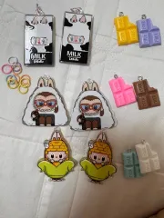 ラブブ 両面アクリル キーリング