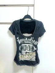 ダイヤ d i a 姉ギャル y2k ゴスパンク 半袖トップス