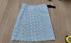 デニムラップスカート