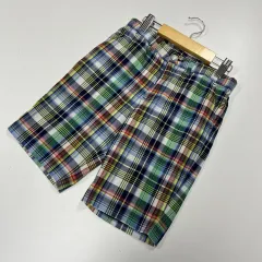 7t 130 ラルフローレン Polo Kids チェック ハーフパンツ