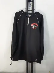 lg TWINS ツインズ ウィンドブレーカー ウォームアップ ハーフジップ Anorak（アノラック） ブラック