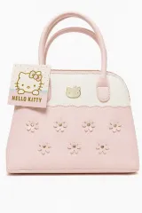 日本正規品 ハローキティ フラワー ピンク トートバッグ