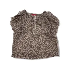 IMAGE レオパード ブラウス