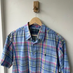 14888 - ポロラルフローレン CHECK 半袖 シャツ