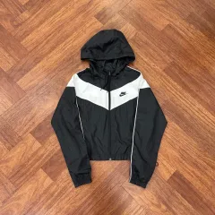 レディース M NIKE(ナイキ) 遺産 メッシュ ウィンドブレーカー フーディー ジャケット