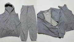 H ＆ M メランジュグレー トレーニングウェア ボレロセットアップ 2 セット まとめ売り