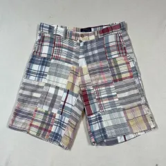 ポロラルフローレン マドラスチェック パッチワーク ハーフパンツ 32inch