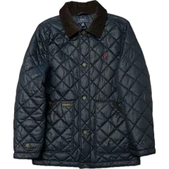 L ポロラルフローレン ボーイズ コーデュロイ カラー キルティング ジャケット