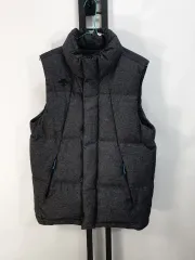 DESCENTE(デサント) ダウンジャケット ベスト デュアレス チャコールグレー グレー s