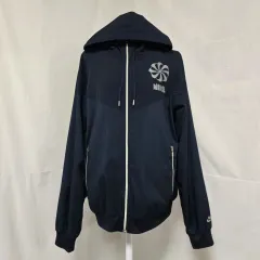 ナイキ ウィンドブレーカー フード ジップアップ ジャケット ネイビー レディース95 0903