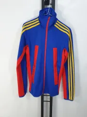 adidas(アディダス) ジャージ ガンダム 3本線 トラックトップス 青 黄色 レッド 90