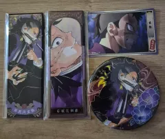 鬼滅の刃 鬼滅の刃 不死川 玄弥 缶バッジ ロングバッジ セット