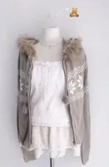 日本 ヴィンテージ 姫ギャル ノースリーブ 量産型 LIZ LISA×MAZUNO×EMIPYYUM 日本ブランド ピンター