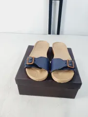 crocs(クロックス) スリッパ サラ スライド サンダル ネイビー ベージュ w6