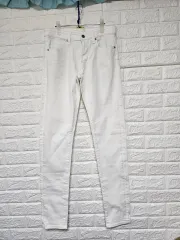 白 UNIQLO(ユニクロ) デニム パンツ ズボン