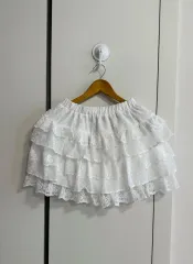 SHEIN レース フリル ティアード スカート XS 新品