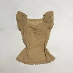 CECIL McBEE(セシルマクビー) レース ブラウス ベージュ