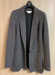 季節の変わり目アイテム H&M ヘリンボーン パータン ジャケット カーディガン