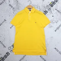 Tommy Hilfiger(トミーヒルフィガー) TOMMY レディース 半袖 カラーTシャツ 黄色 1000005