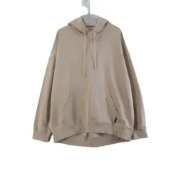 J2538 XEXYMIX(ゼクシィミックス) メンズ FREE ベージュ ロゴ フード付きTシャツ